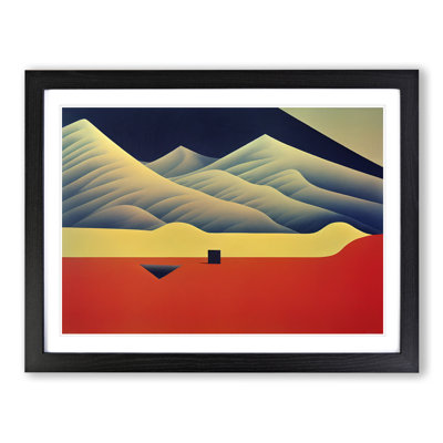 An Abstract Desert Vol.2 1 Piece Single Picture Frame Wall Art