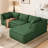106" Boneless Deep Seat Modular Sofa With Lounge Chair & Memory Foam-718366716-718366713