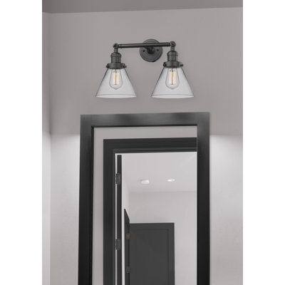 Éclairage pour meuble-lavabo 2 lumières rétro Lavalley