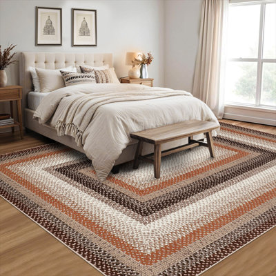 Tapis à motif géométrique pour chambre à coucher, salle à manger et salon