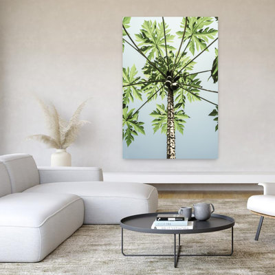 Art contemporain contemporain avec palmiers sereins