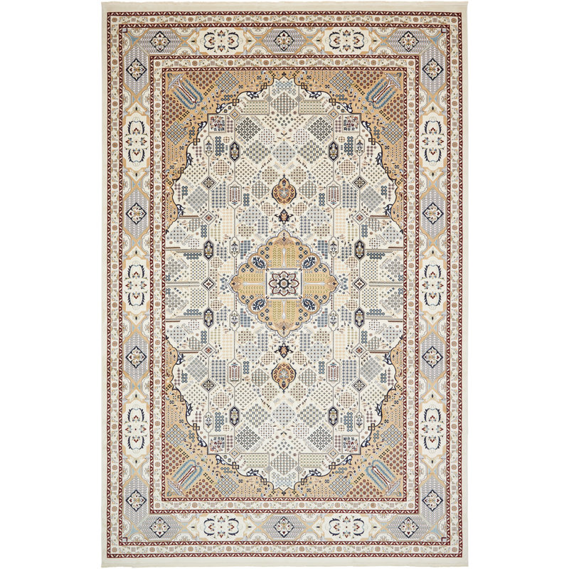 Tapis ivoire Jackson, Rectangle 7 pi 10 po x 10 pi