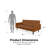 Gaige 78.5" Faux Leather Convertible Sofa/Futon-1208524613