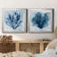 Alexio Coastal Coral I - 2 pièces, peinture sur toile encadrée-1690448777-1690448778