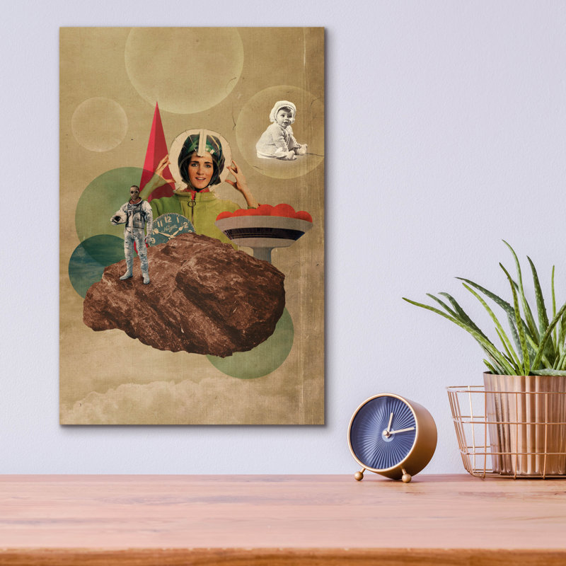 «Origin» par Elo Marc, art mural en verre acrylique, H 16 po x l 12 po x P 0,13 po