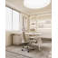 Bureau de luxe en pierre frittée clair-258948079