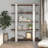 Tansy 62.4"H Wood Display Bookshelf