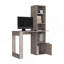 Bureau d'ordinateur avec bibliothèque et armoire Oiwa