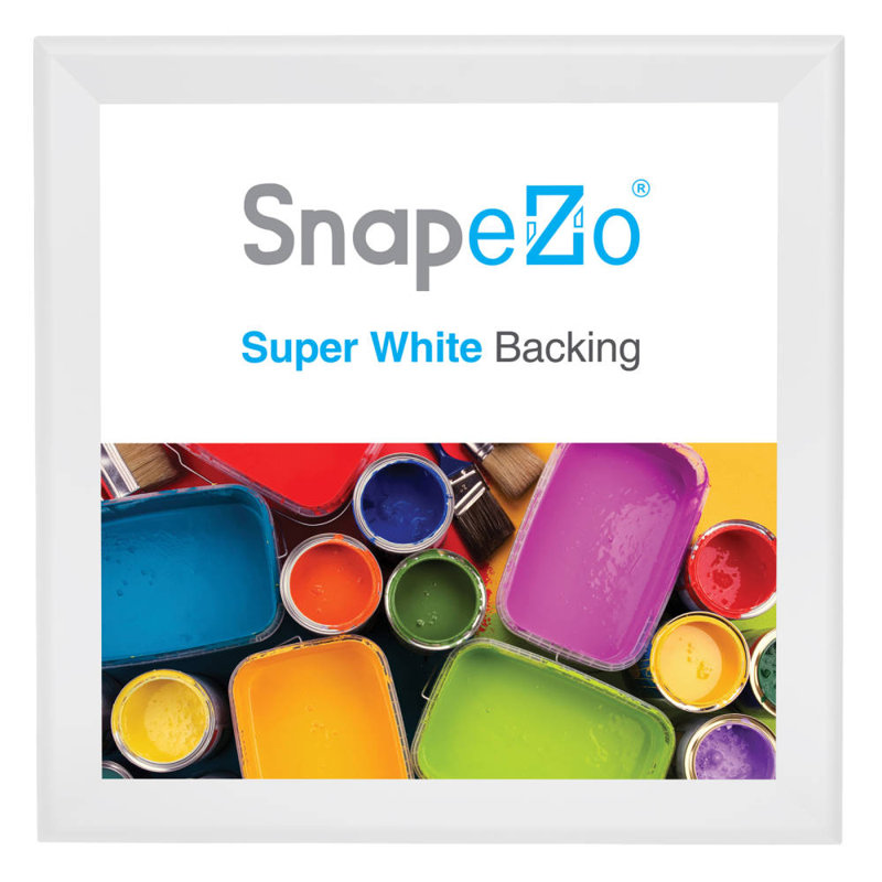Cadre en aluminium Snapezo Snap Frame, Noir, 34 po x 48 po