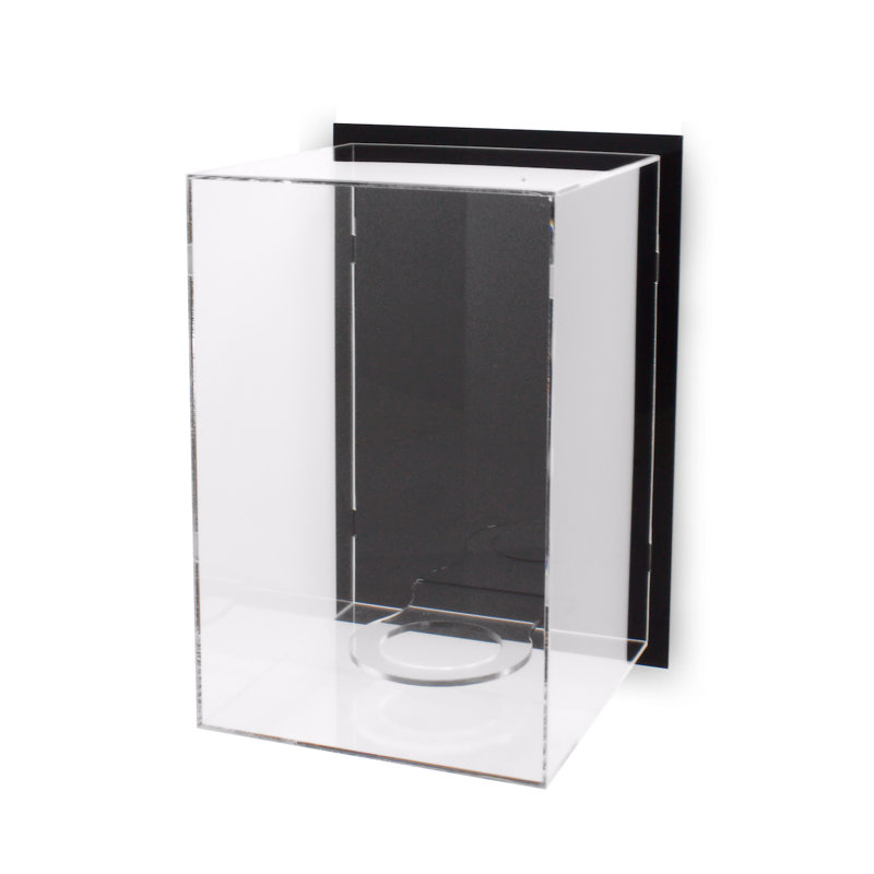 Tielo Sports Display Cases 25.2cm W 25.4cm D Rugby Plastic/Acrylic Ball / Puck Case