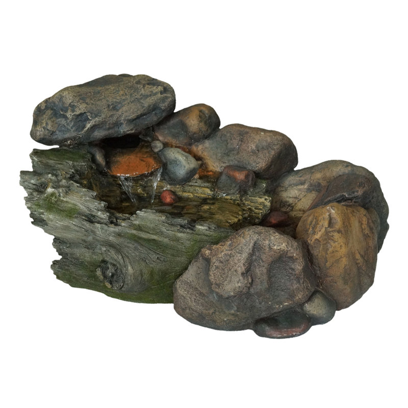 Hargis Outdoor Weather Resistant Rock Fountain