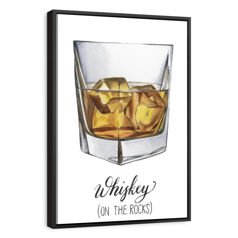 Classic Happy Hour IV, Floating Frame Black, 17" x 25"