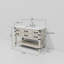 Meuble-lavabo simple en chêne blanc 48 po X P 22 po D