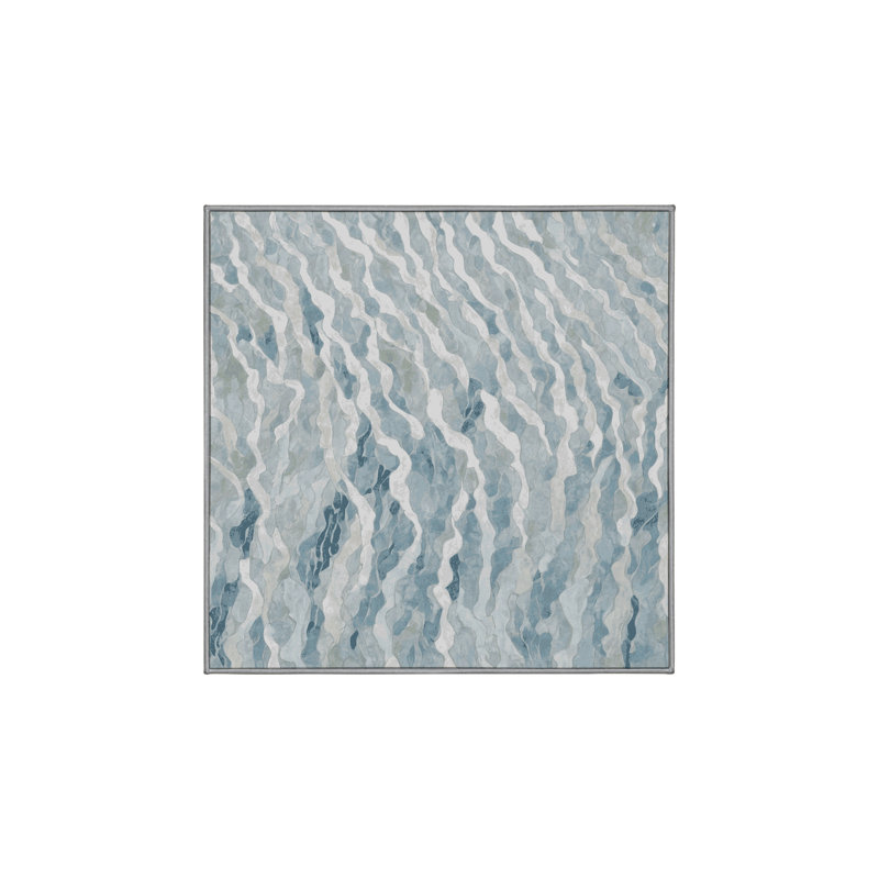 Tapis gris lavable à la machine