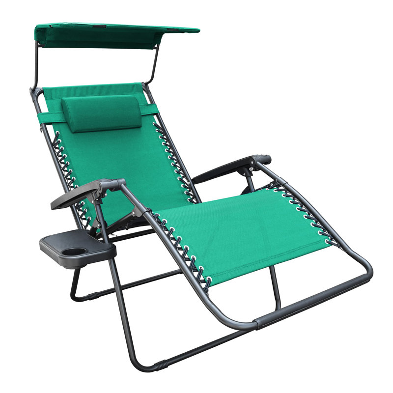 Chaise pliante zéro gravité Johns, Vert
