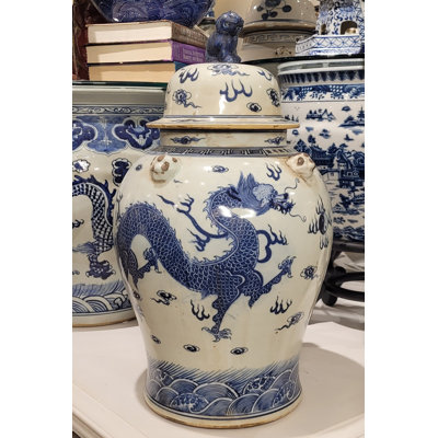 Jar with Foo Dog Lid