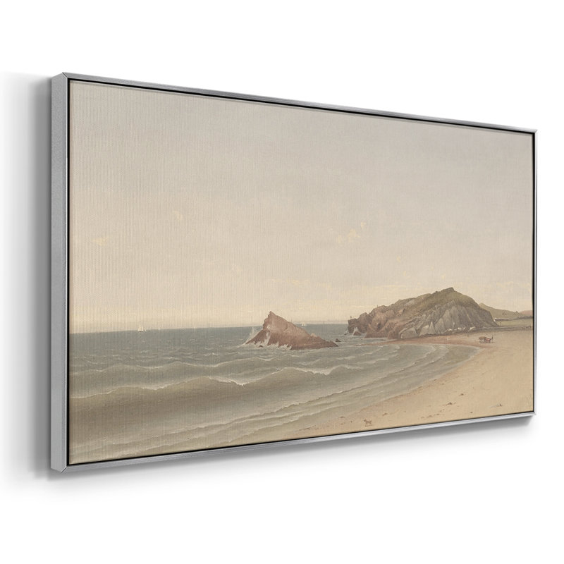 Paysage, série DC DCXVI, toile tendue avec châssis, prête à être accrochée, H 21 po x l 41 po, Argent argent
