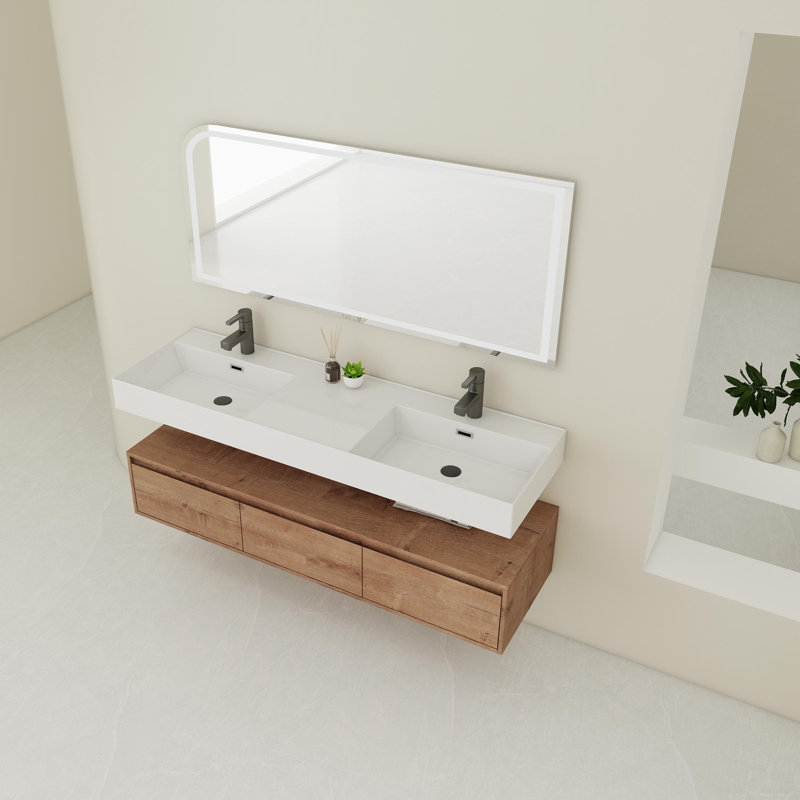 Wall-Mounted Bathroom Vanity