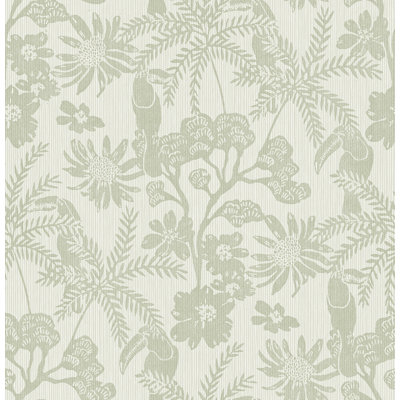 Jacaranda Taupe Tropical Trail Wallpaper