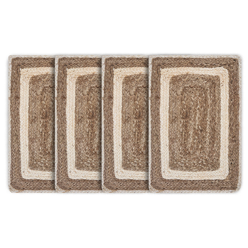 Nakia Bordered Jute 19" Placemat
