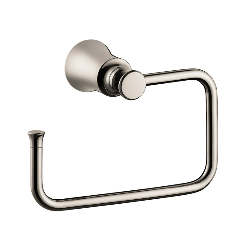 Joleena Towel Ring, Polished Nickel