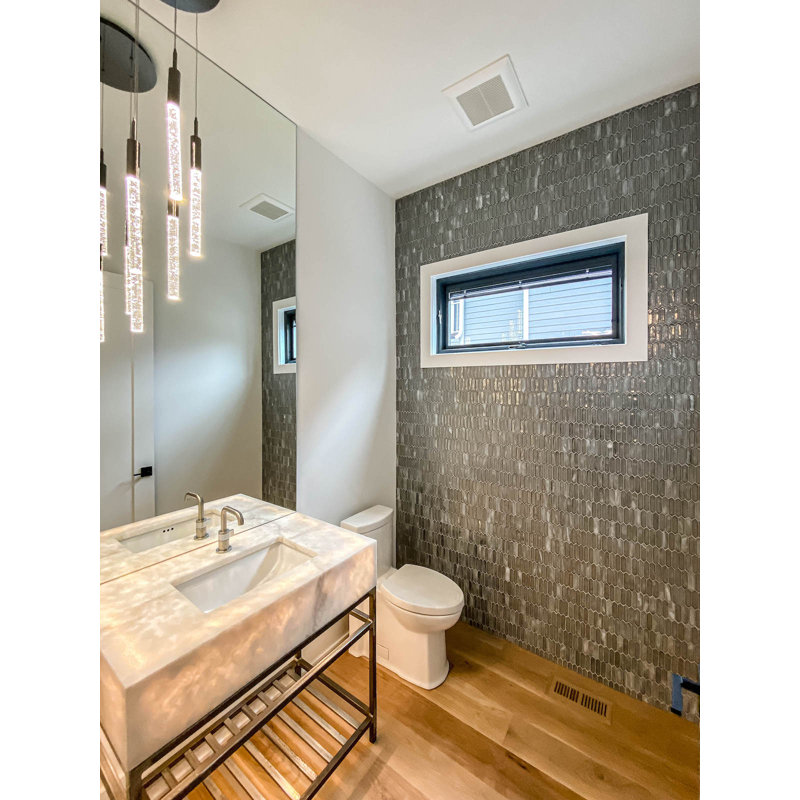 Senn 5 - Light Polished Chrome LED Cluster Pendant