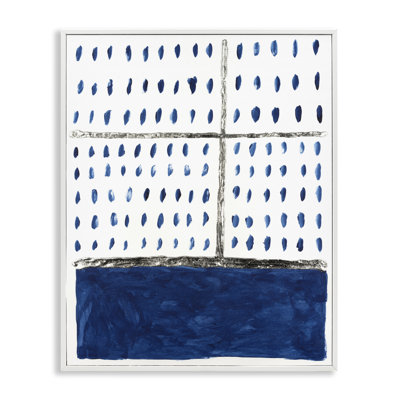 Dotted Pattern Impression Framed Giclee Art by Michael Willett