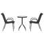 Vidaxl Garden Bistro Set 3 Pcs Steel-117955373