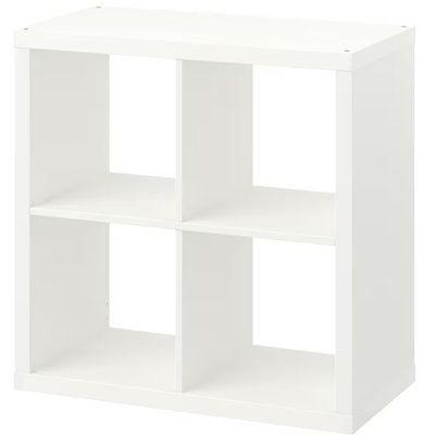 Shelf Unit, White, 30 1/8x30 1/8 "