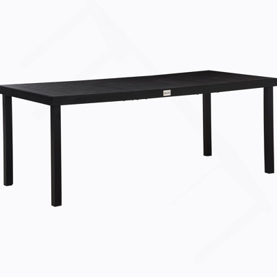 Table de salle à manger d'extérieur 75 "x 35" pour 8 personnes Outsunny, table de jardin rectangulaire en aluminium