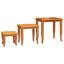  Tables d'appoint gigognes 3 pièces en bois d'acajou massif naturel-155592512