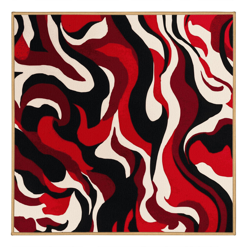 Ruby Drift Rug, Square 8'