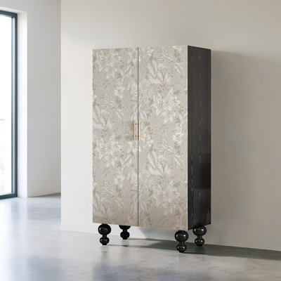 Retro style household bedroom wardrobe