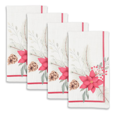 Ensemble de 4 serviettes de table Mindia