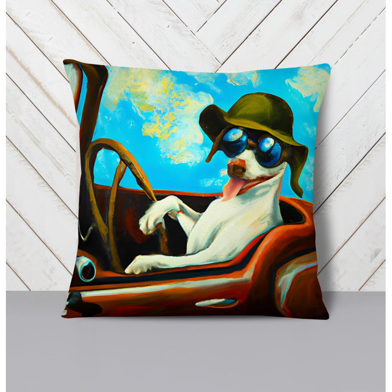 Coussin décoratif, Housse de coussin seulement - sans coussin, H 16 po x l 16 po