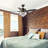 Gysklys 52 " Ceiling Fan with Light Kit