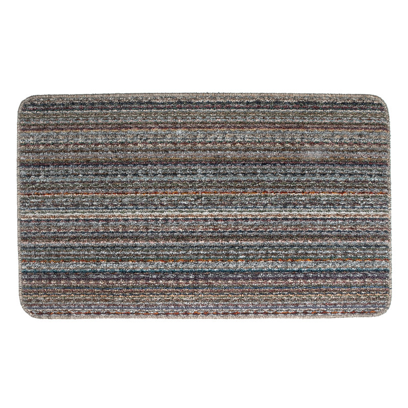Tapis lavable à rayures bonbon (18 X 30) (assorti) - ensemble de 2