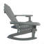 Chaise Adirondack d'extérieur ou d'intérieur en bois, pliable