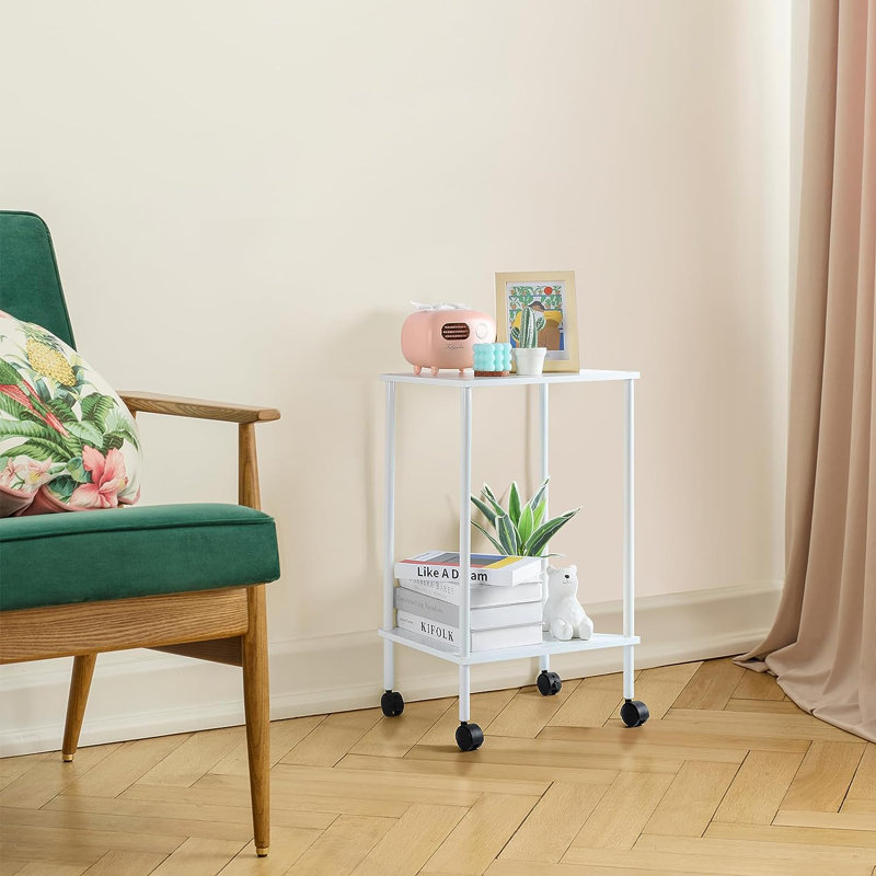 Basswood 15.74'' W Metal Nightstand