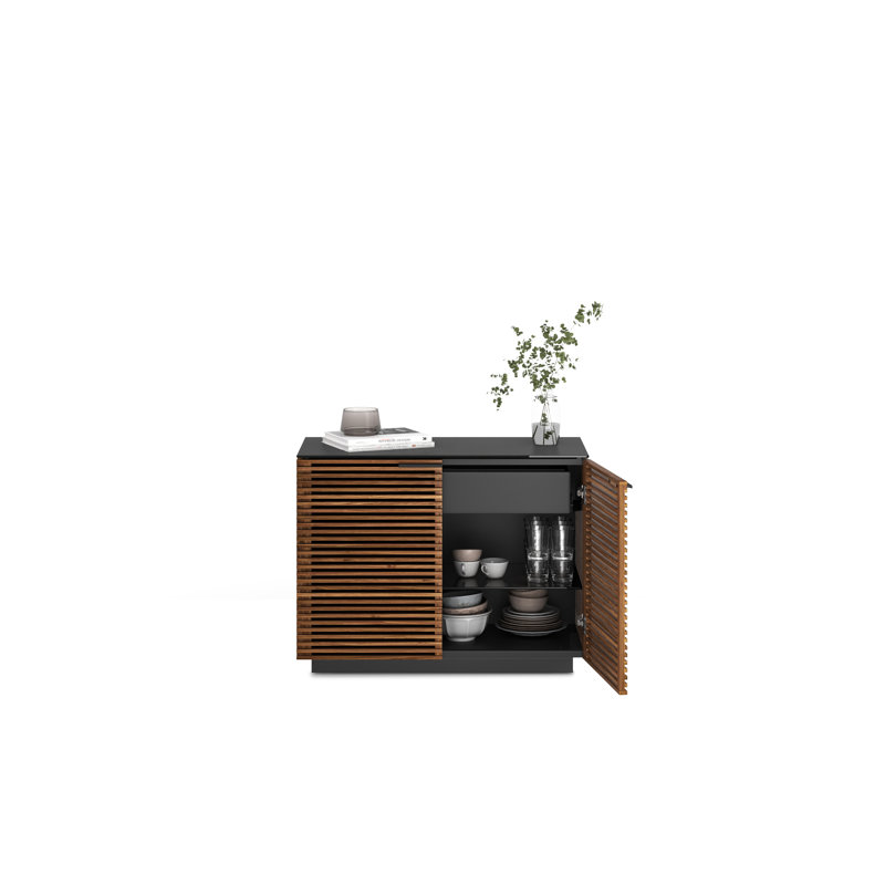 Corridor Accent Cabinet, Natural/Walnut