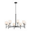8 - Light Steel Dimmable Classic / Traditional Chandelier