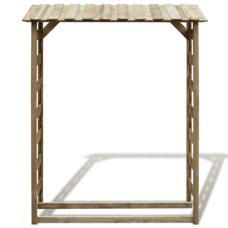 5 Ft. W x 1 Ft. D Wood Log Store