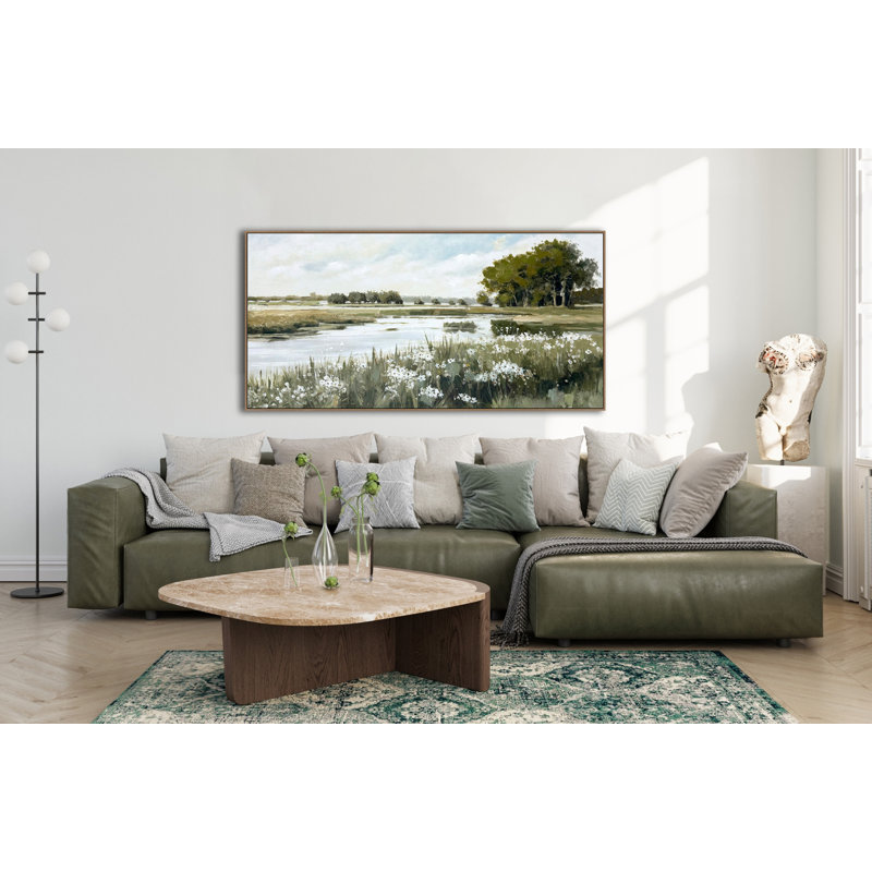 Meadow Reflection Canvas Wall Art