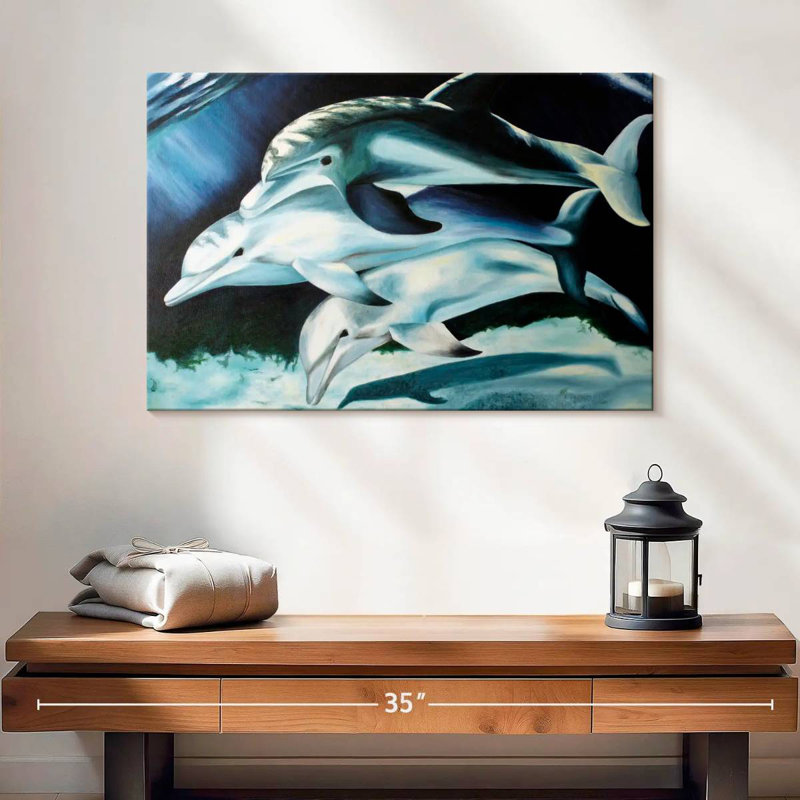 Brampt Dolphin Trio, 16" H x 24" W