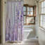 Rideau de douche standard 1 pièce Watercolor Lavender Landscape-781465250