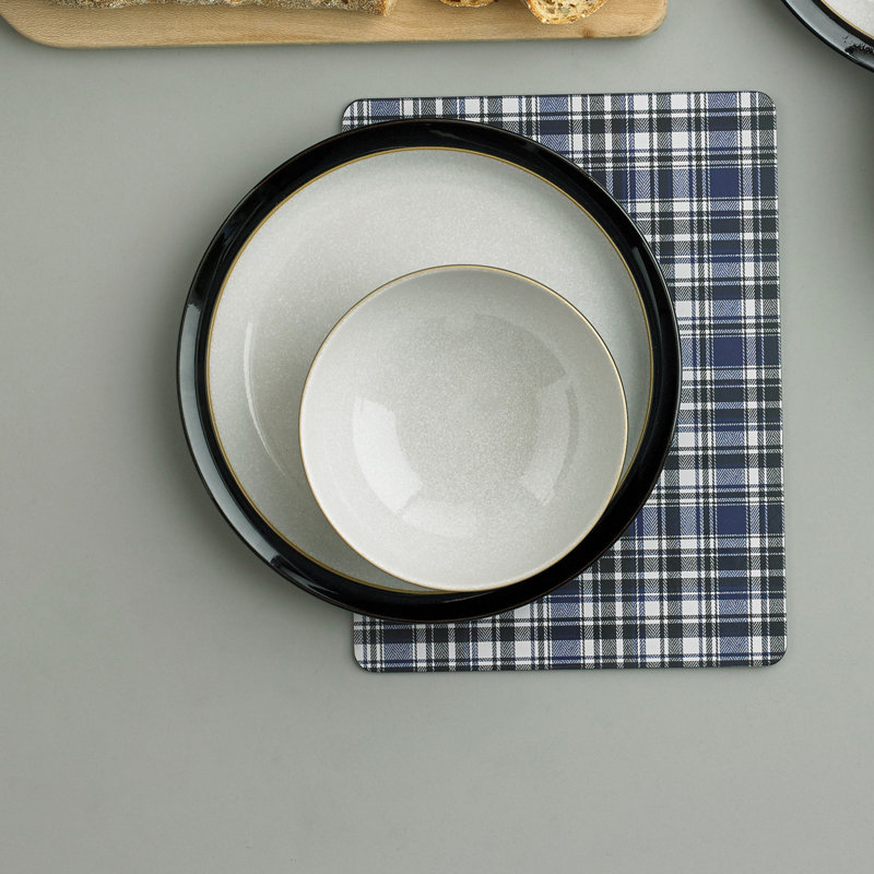 Denby Elements Dinner Plates, Black
