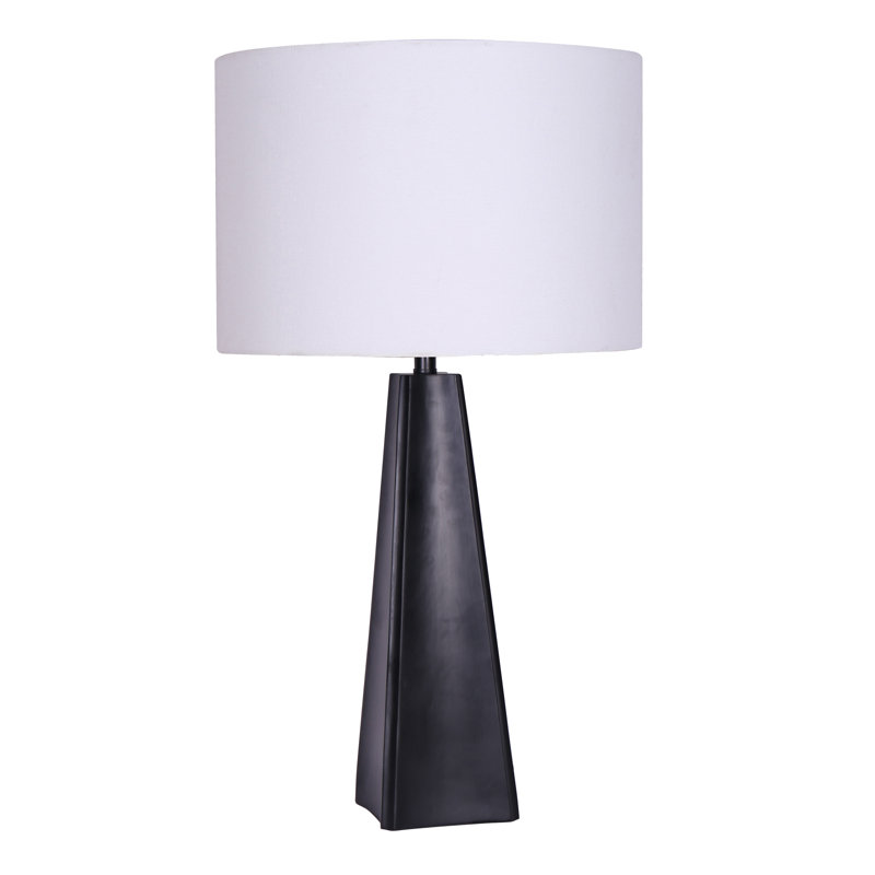 Lampe de table Flaminio, Noir mat