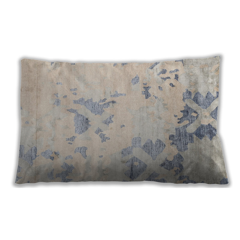 Abstract Throw Pillow, Microsuede