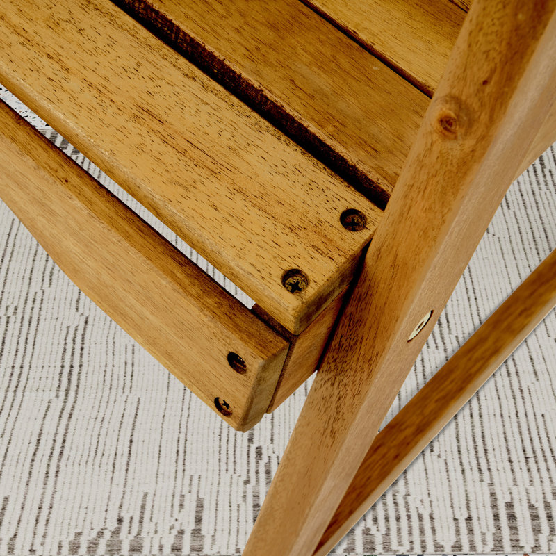 Chaises de salle à manger d'extérieur Adirondack, Naturel
