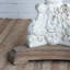 Table d'appoint ronde antique blanche